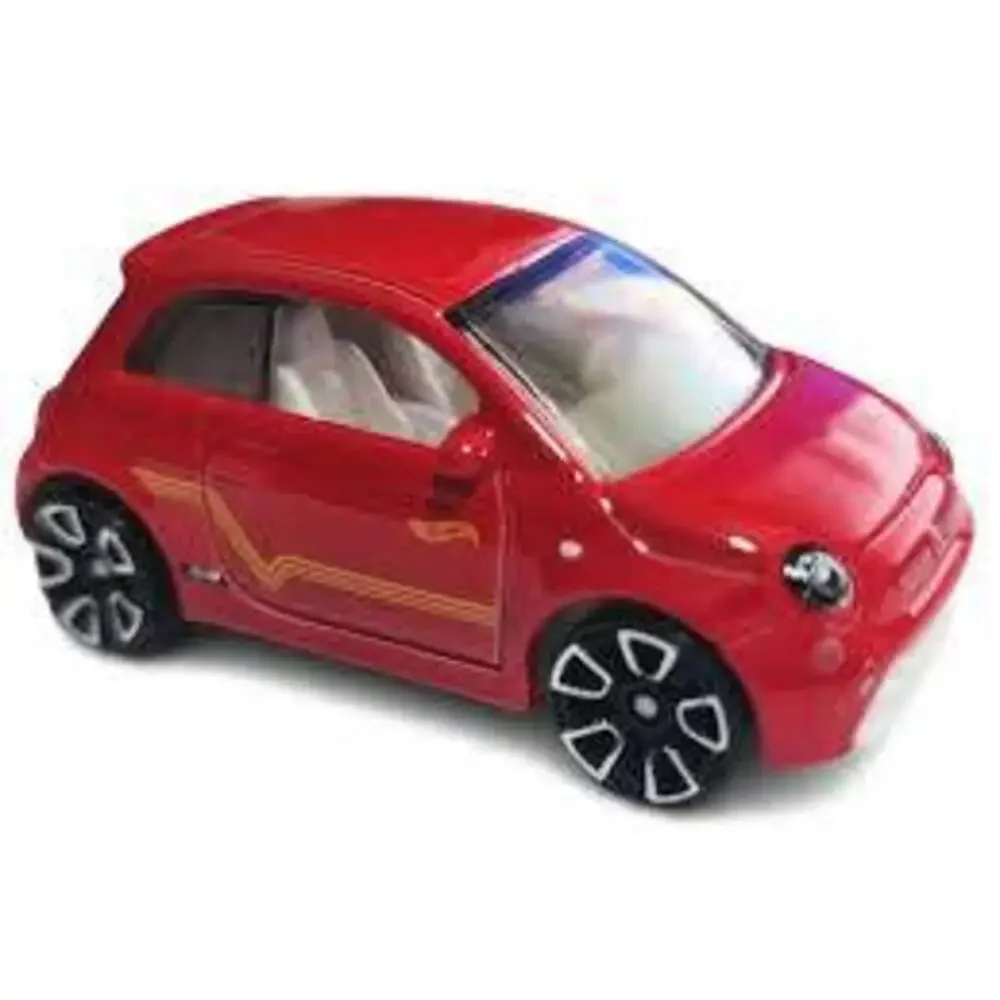2023 Hot Wheels Fiat 500e (Red) Green Speed 8/10, 144/250